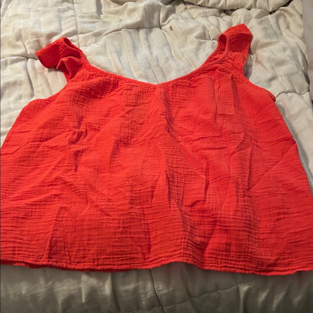 Maurices Vibrant Orange Tank Top